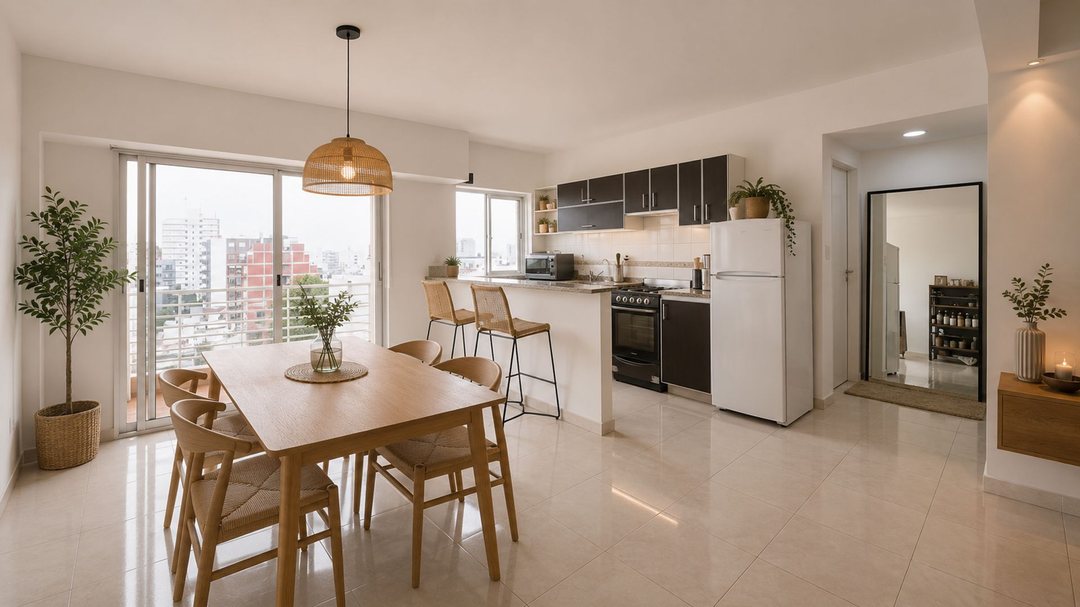 VENTA DEPTO 2 AMB 60 M2 CON  BALCÓN - APTO CREDIT0