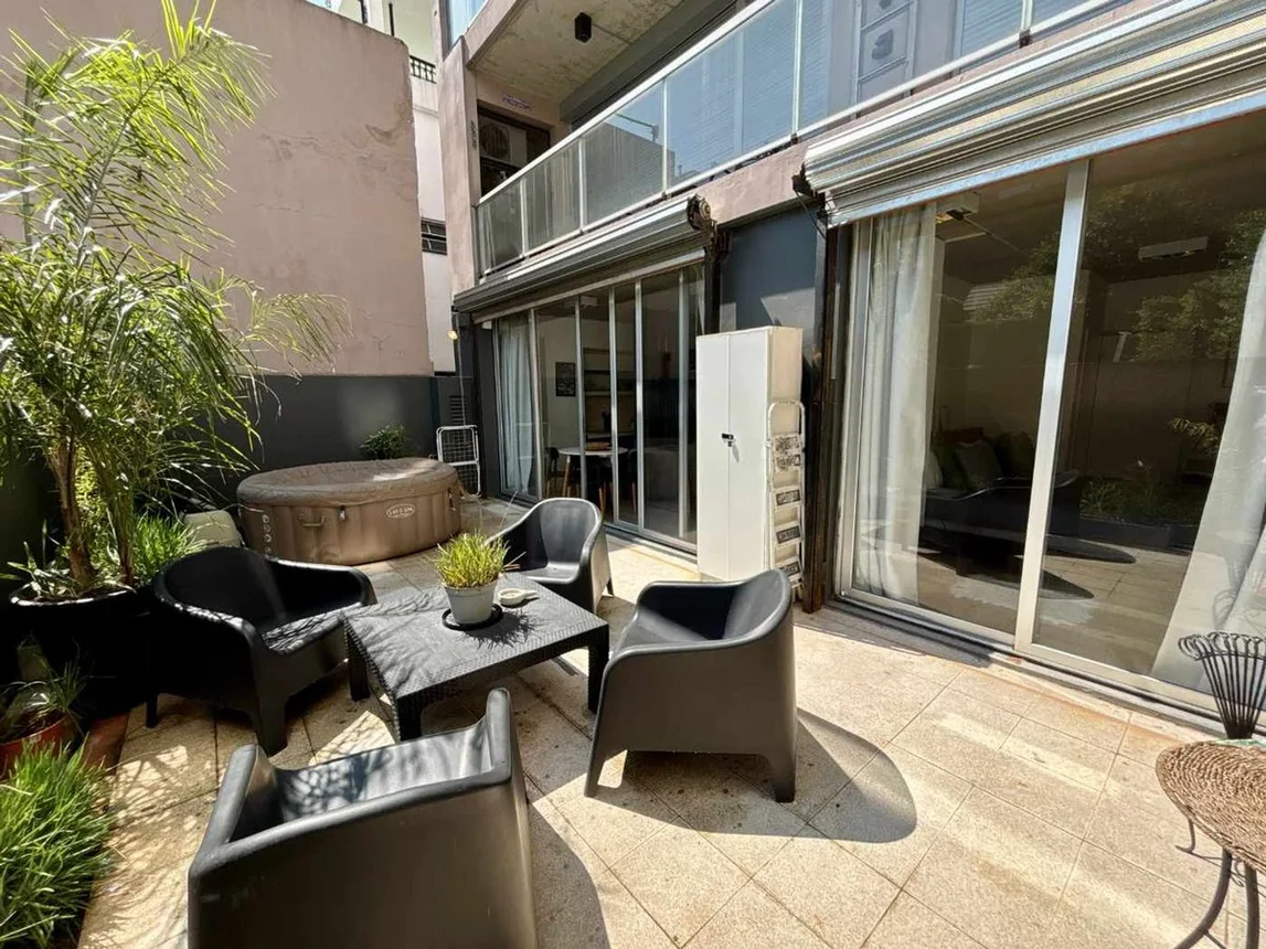 Venta dpto 2 amb terraza propia amoblado palermo, foto 3
