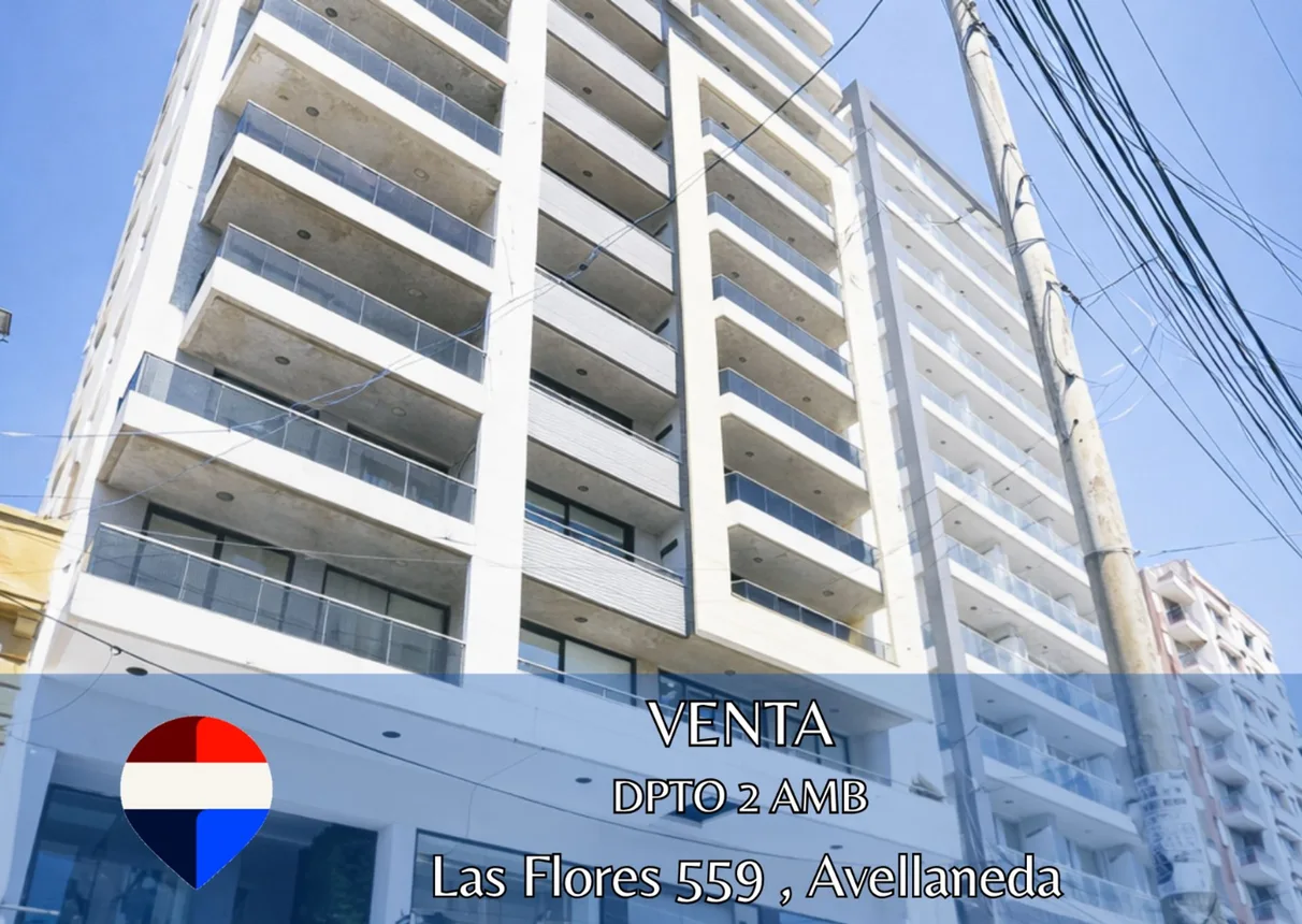 Departamento de 2 ambientes en venta en Wilde, Las Flores 500
