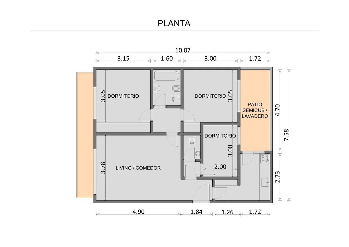Departamento de 4 ambientes en venta en Villa General Mitre, Avenida Juan Bautista Justo 5100, foto 2