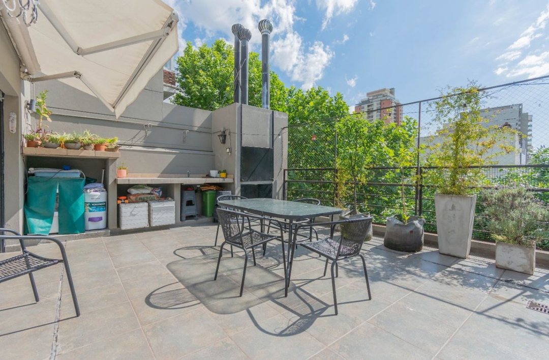 3 ambientes con balcón aterrazado y Terraza