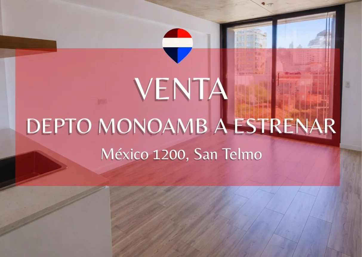 Monoambiente en venta en Monserrat