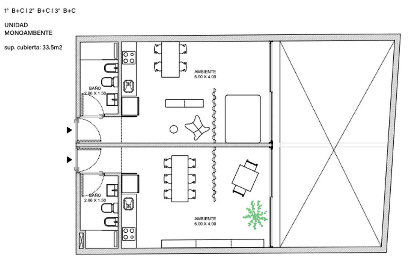 Monoambiente en venta en Caballito, foto 3