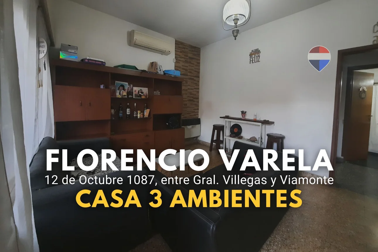 Casa de 3 ambientes en venta en Florencio Varela, Avenida 12 de Octubre 1000