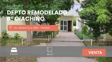 VENTA DEPARTAMENTO 3 DORM. B° GIACHINO PLOTTIER