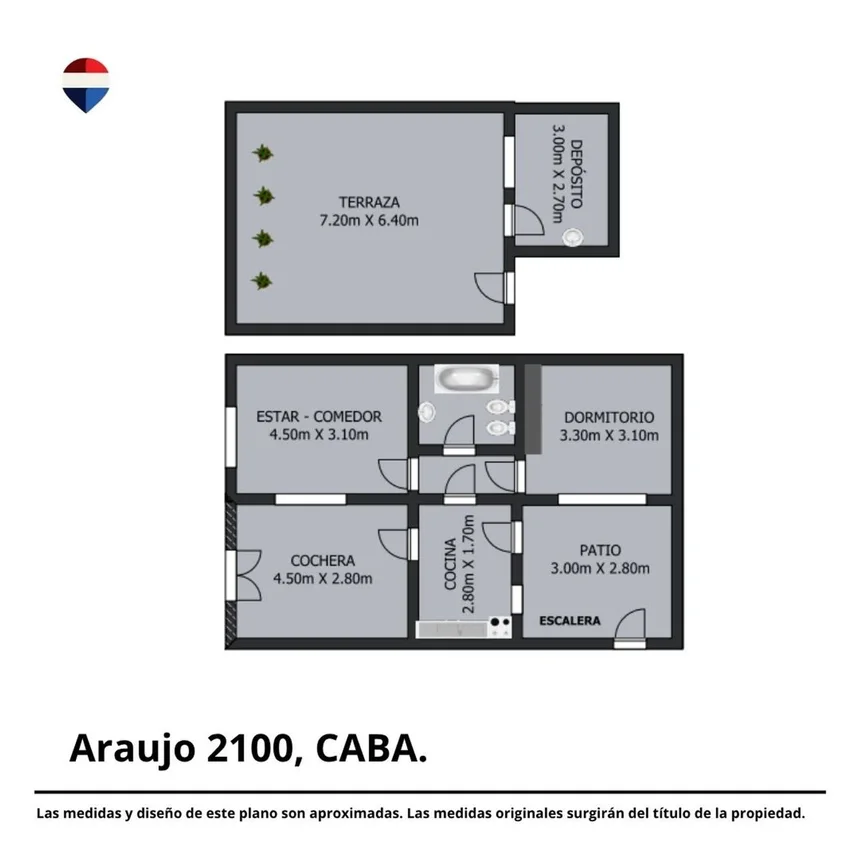 PH de 3 ambientes en venta en Mataderos, Araujo 2100, foto 3