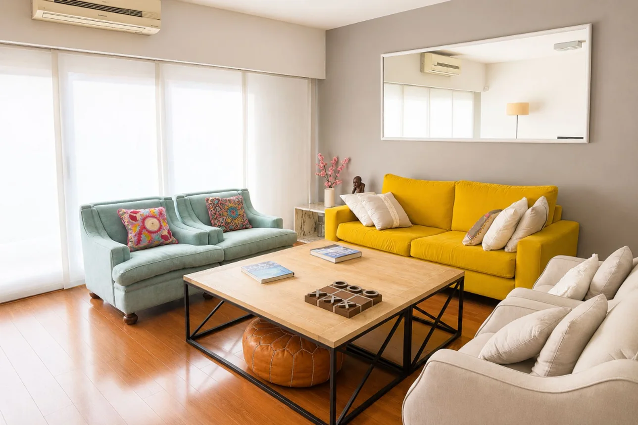 Venta piso 4 ambientes amoblado, las cañitas, foto 2
