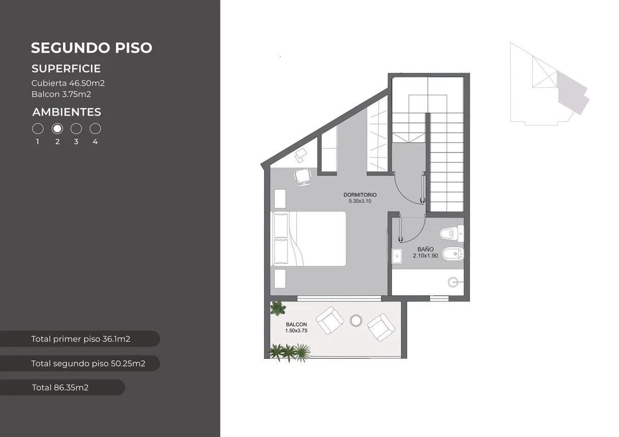 PH 2 ambientes venta en caballito a estrenar, foto 5