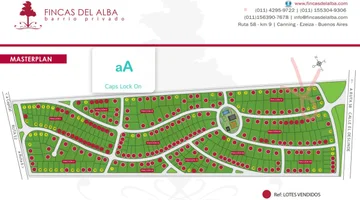 LOTE EN VENTA FINCAS DEL ALBA CANNING FINANCIADO