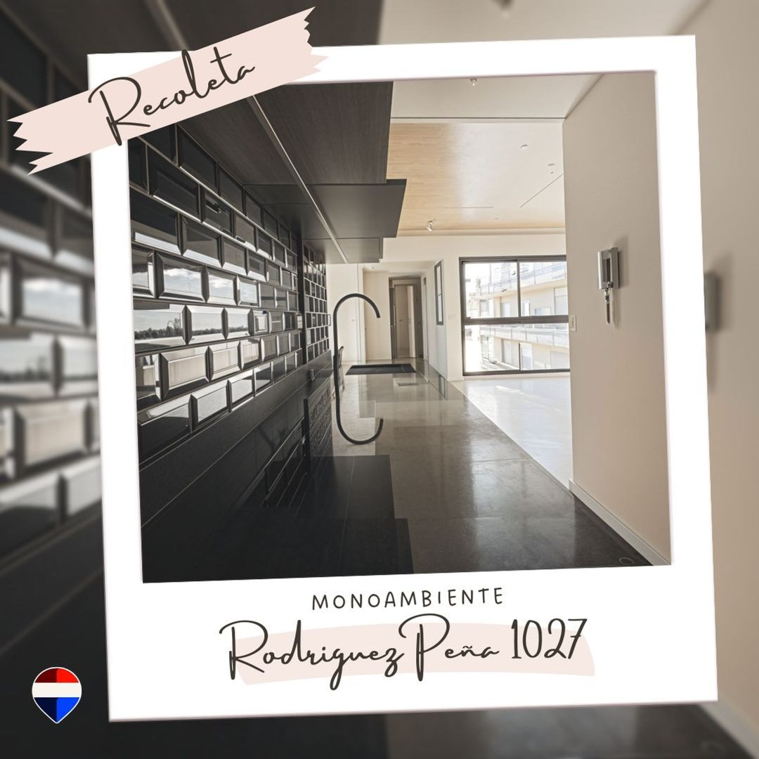 VENTA Monoambiente RECOLETA luminoso CON RENTA