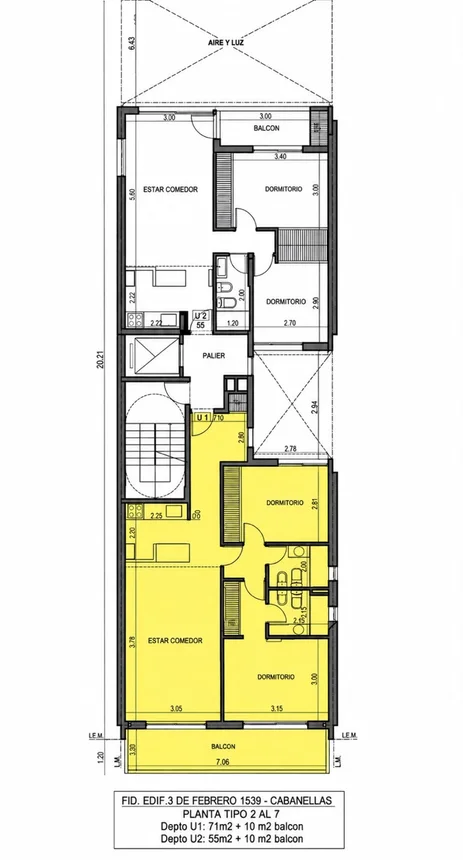 Venta departamento 2 dormitorios c/balcon, foto 3
