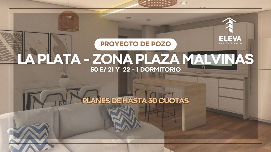 Departamento en POZO en venta en La Plata