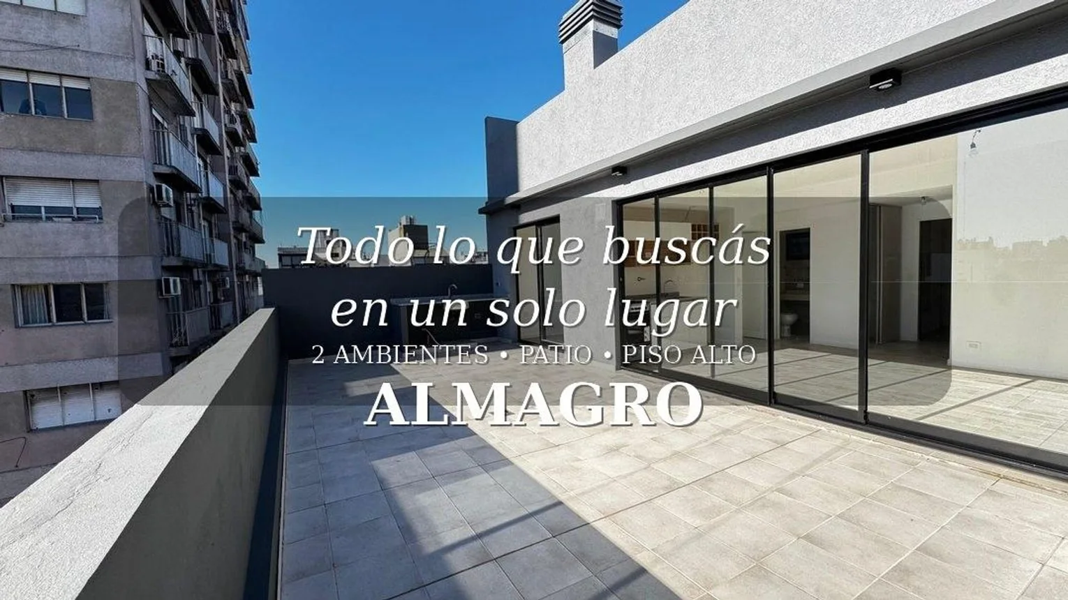 Departamento en venta en Almagro