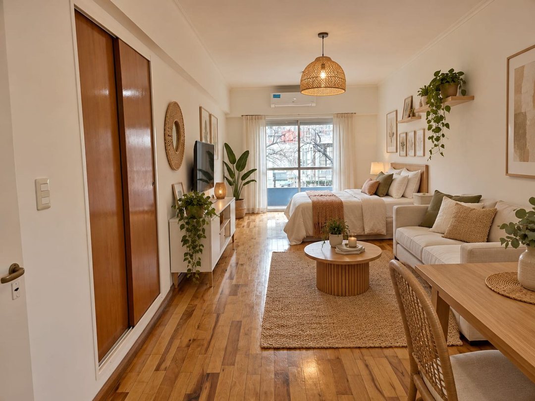 VENTA MONOAMBIENTE CON BALCON EN BOEDO