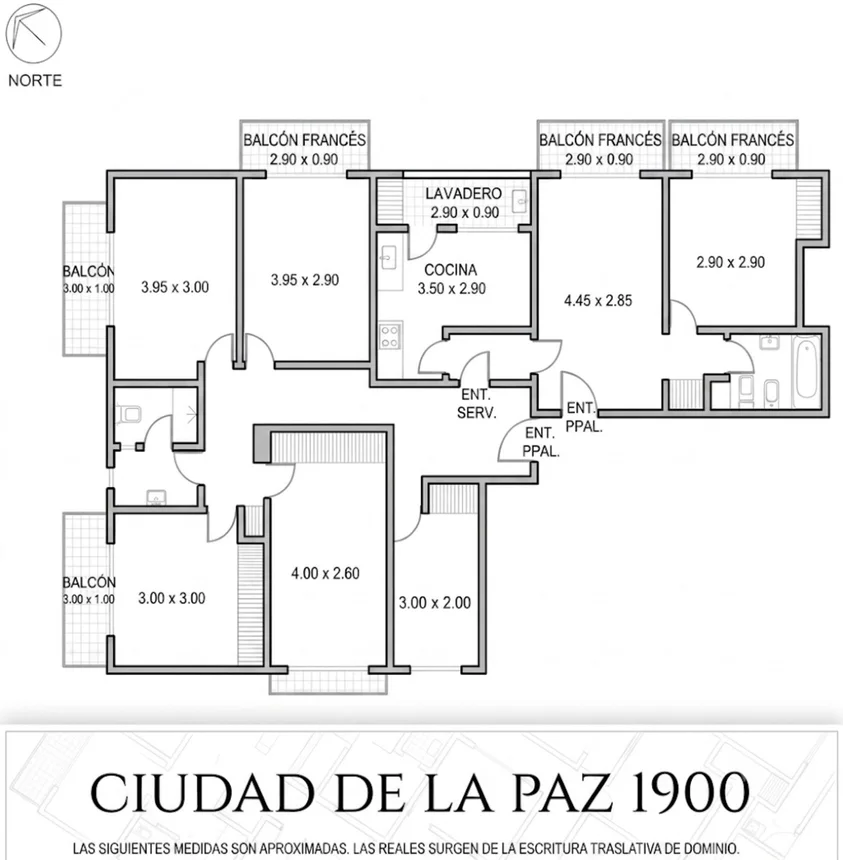 Departamento 7 ambientes apto profesional belgrano, foto 2