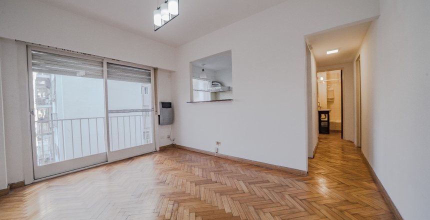 Dpto 3 ambientes en Barrio Norte silencioso y luz