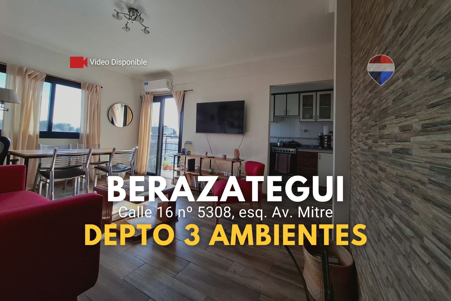 Departamento 3 amb, calle 16 5308, Berazategui