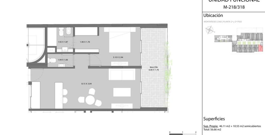 VTA BELGRANO 2 AMB APTO PROF, Airbnb OPORTUNIDAD !