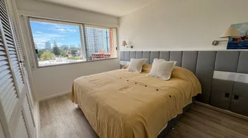 Apartamento alquiler invernal 2 dorm vista al mar