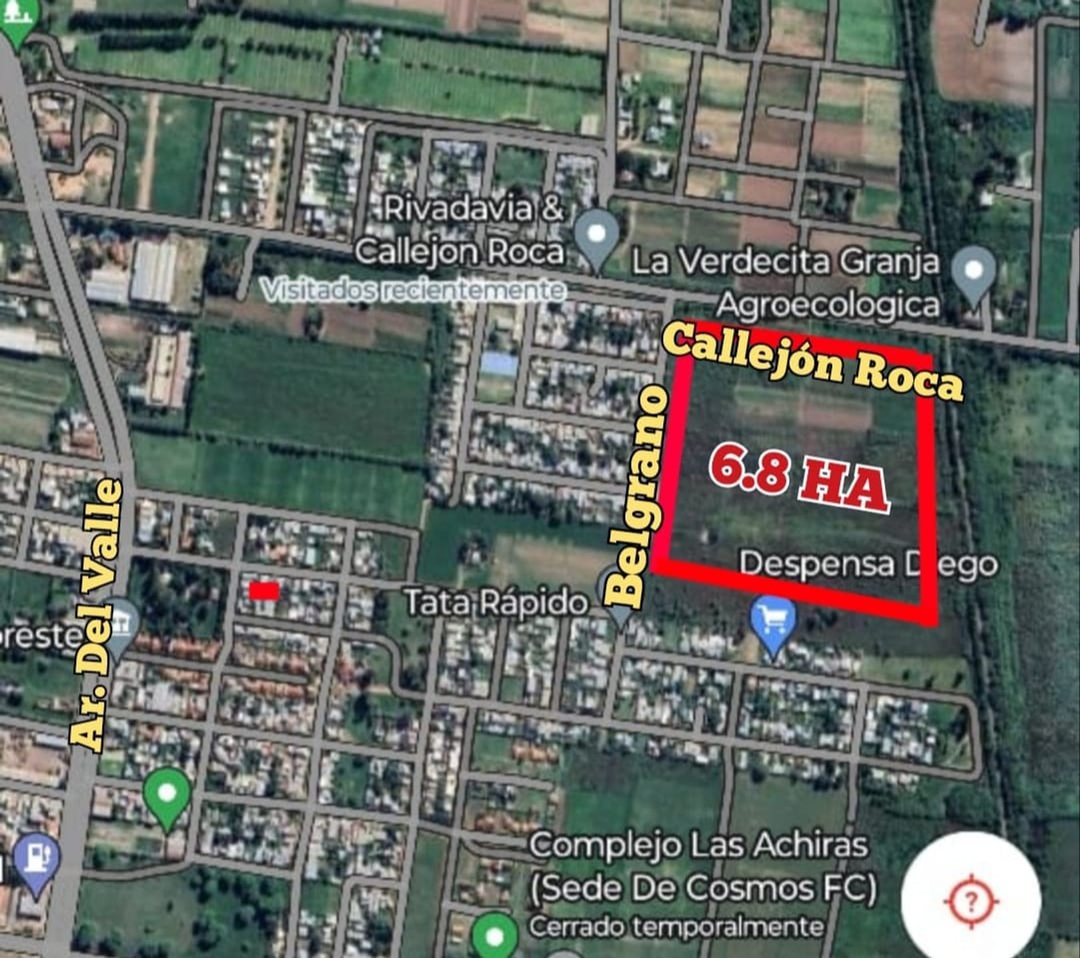 Se Vende 6,79 Hectareas, Altos del Valle