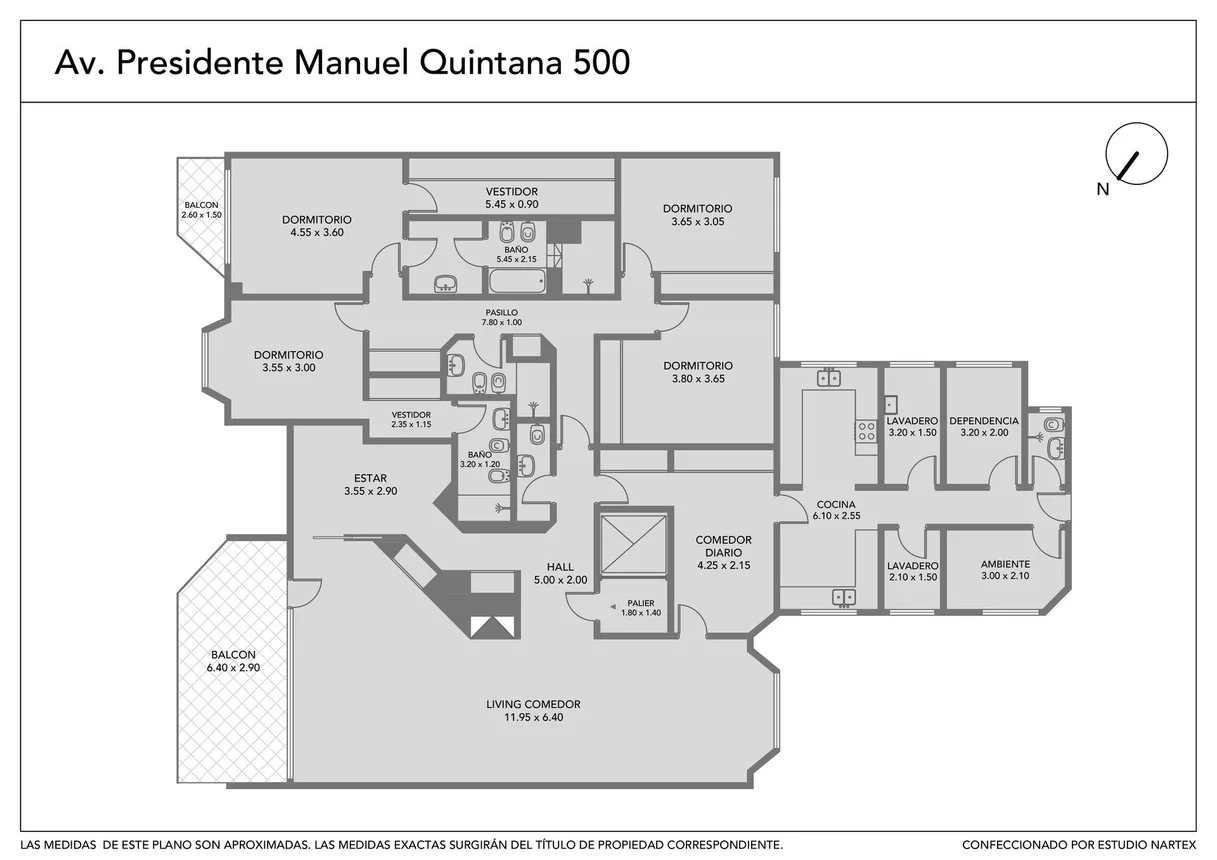 Piso de 7 ambientes en venta en Recoleta, Avenida Presidente Manuel Quintana 500, foto 4