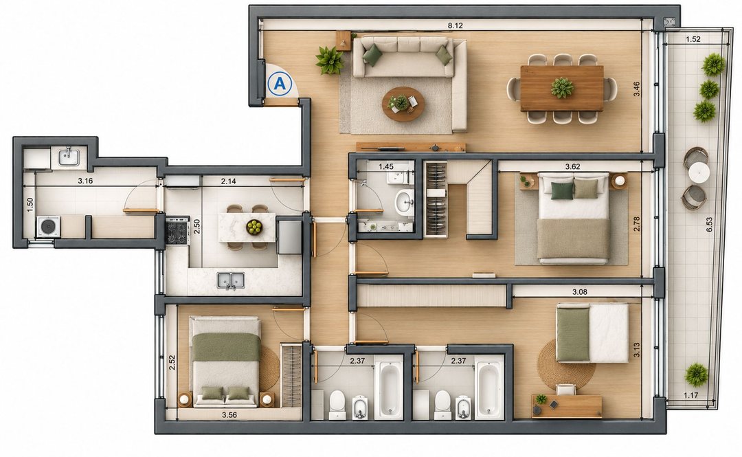 VENTA EN POZO 4 AMB BALCON  AMENITIES CABALLITO