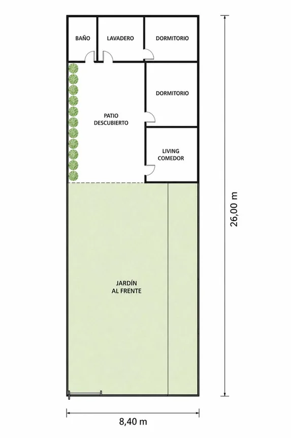 Casa de 3 ambientes en venta en Floresta, Dolores 400, foto 3
