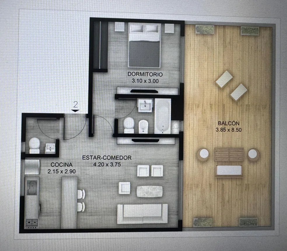 Penthouse en venta en Palermo, foto 4