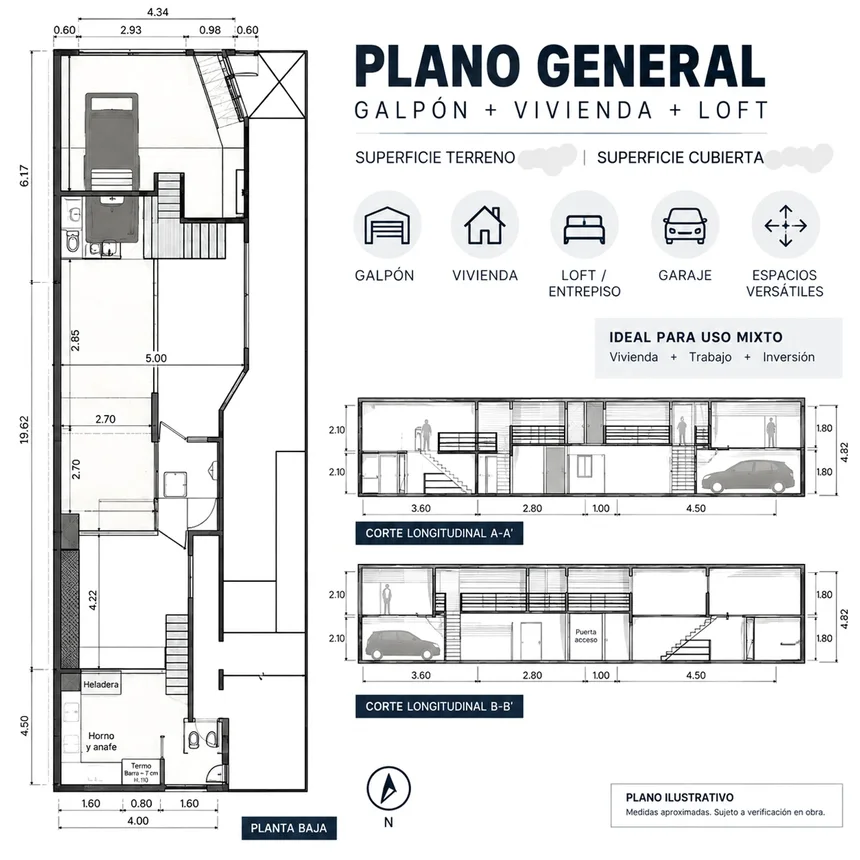 Loft de 5 ambientes en venta en Villa Urquiza, Berthelot 3400, foto 2