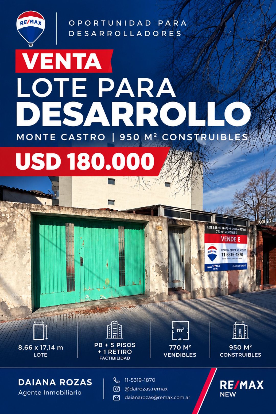 VENTA LOTE EN MONTE CASTRO | NUEVO VALOR!!!
