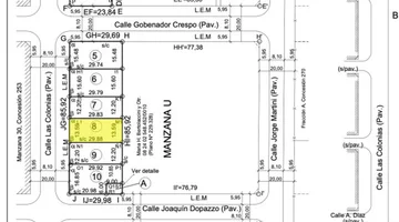 Terreno de 406 m² en Belgrano