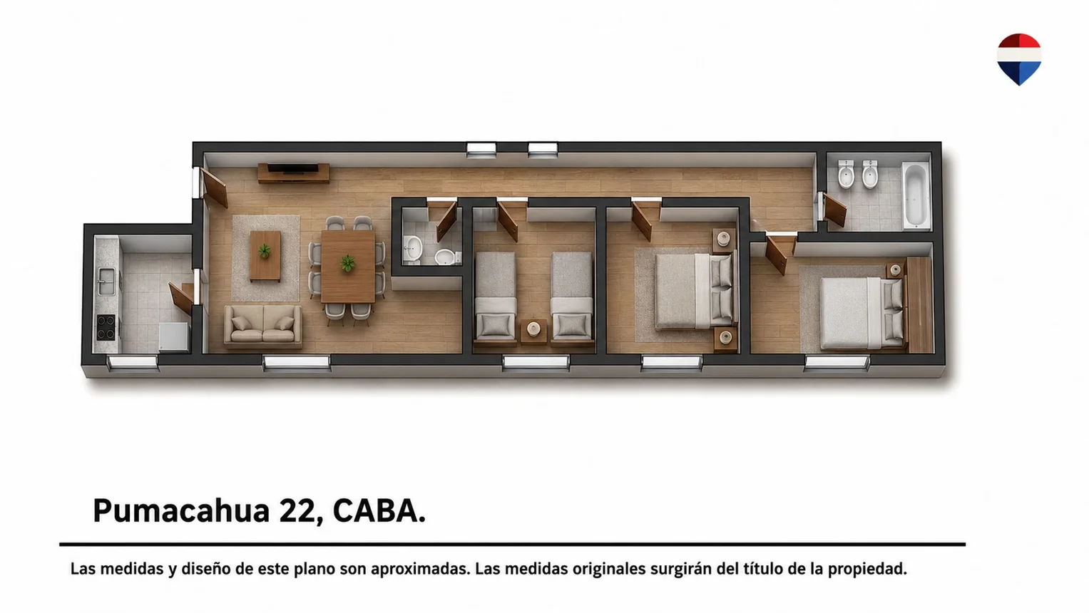 Departamento en venta en Caballito, foto 3