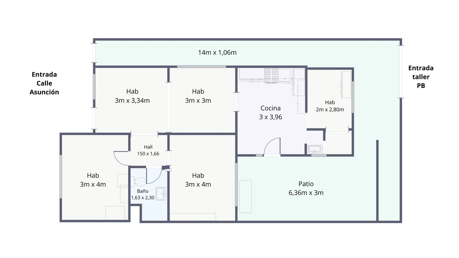 Casa de 5 ambientes en venta en Caseros, Asunción 2600, foto 2