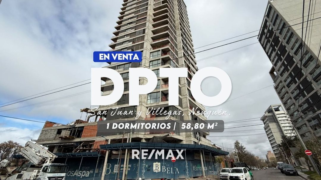 VENTA DPTO 1 DORMITORIO, TORRE BELA