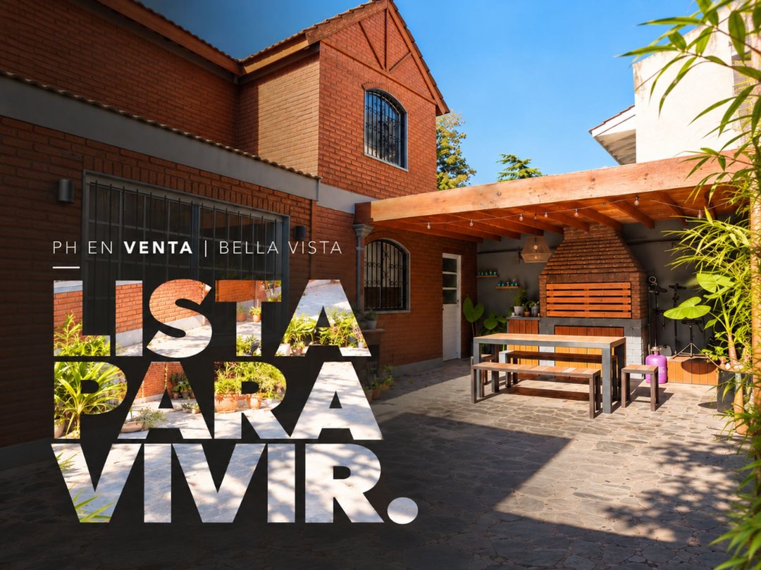 PH 5 AMBIENTES EN VENTA BELLA VISTA PATIO QUINCHO