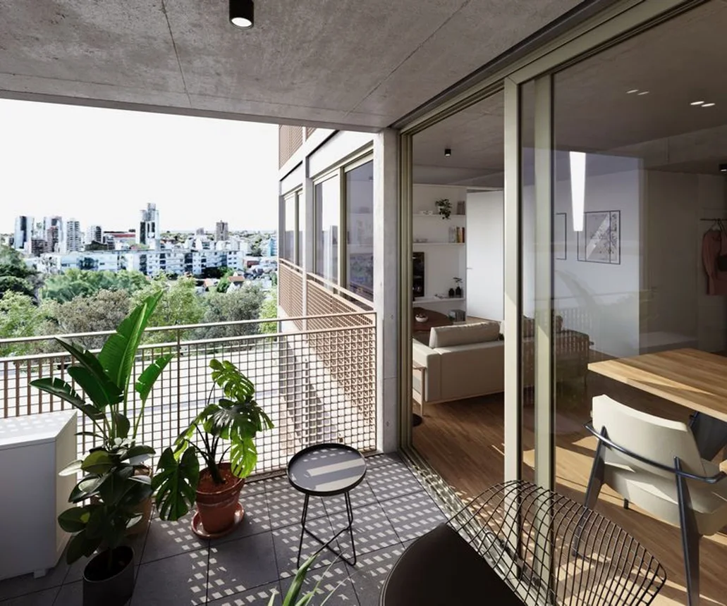 Venta 2 ambientes con balcon terraza y parrilla, foto 2