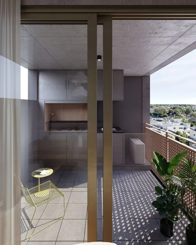 Venta 2 ambientes con balcon terraza y parrilla, foto 5