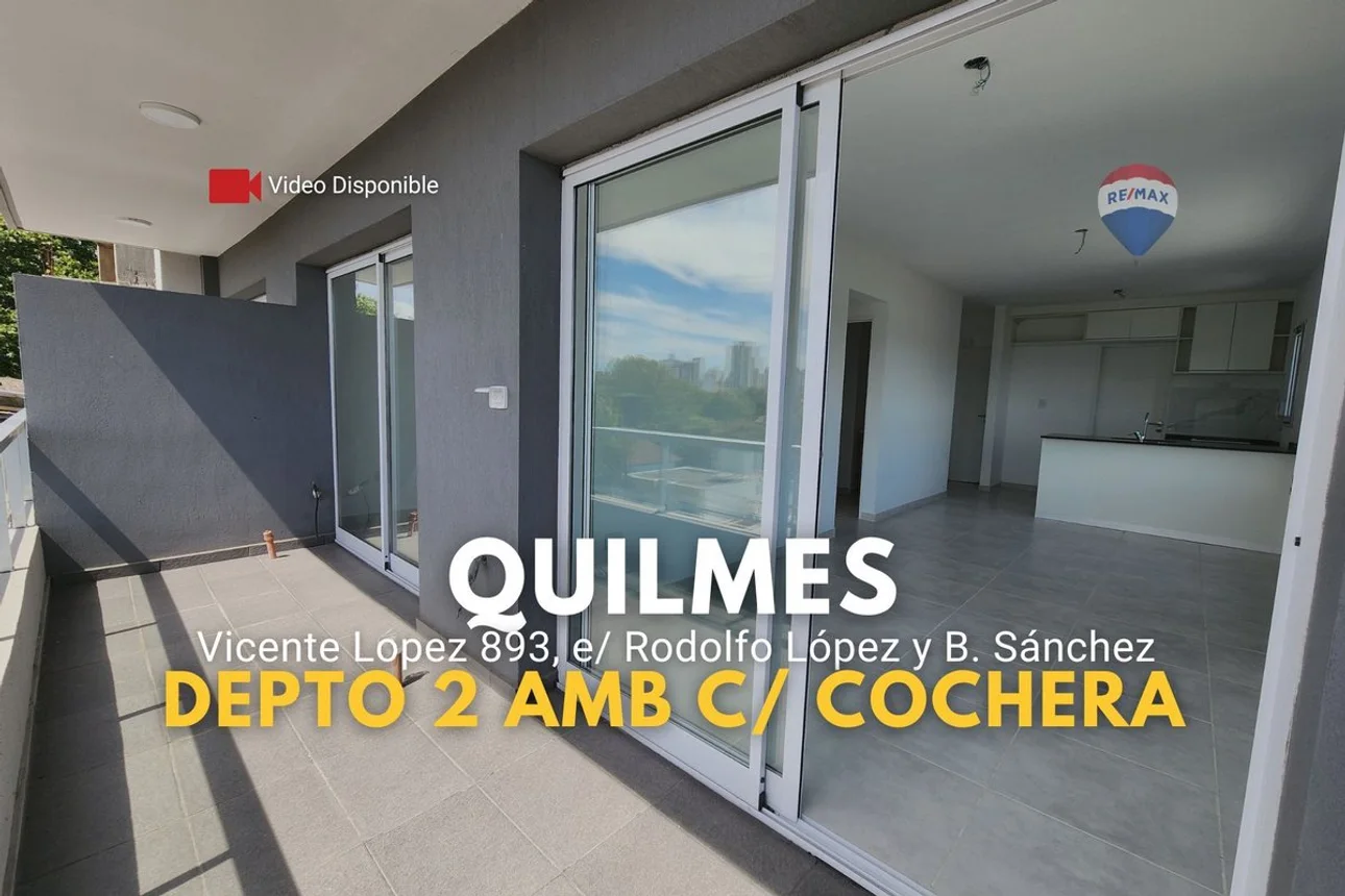 Departamento en alquiler en Quilmes, Avenida Vicente López 800