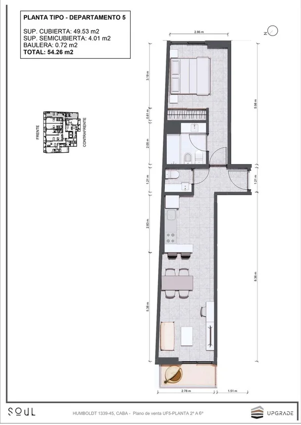 Departamento en venta en Palermo, foto 3