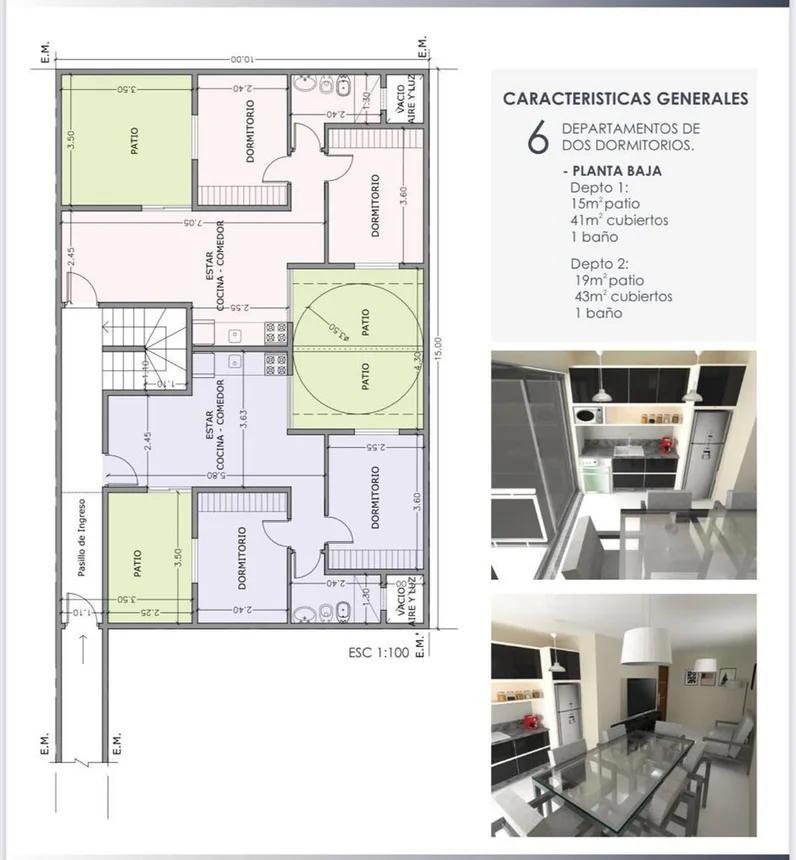 Departamento en venta en Santa Fe