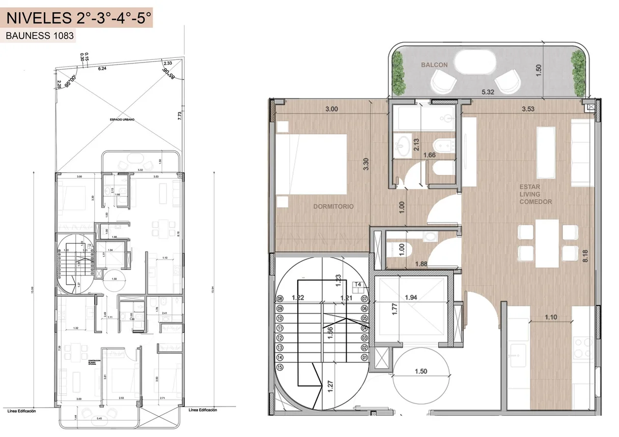 Departamento de 2 ambientes en venta en Parque Chas, Bauness 1000, foto 3