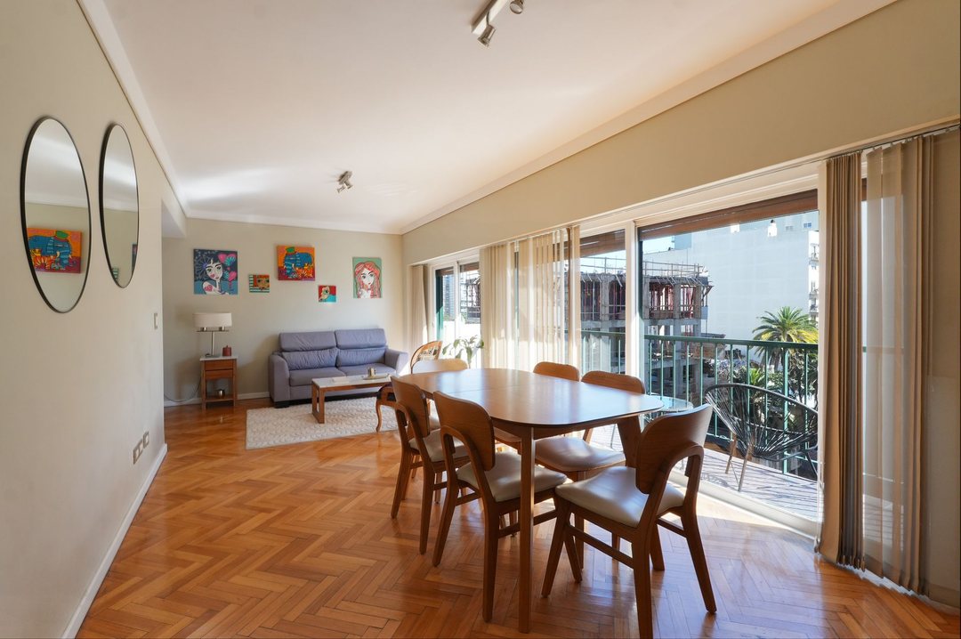 Venta Nuñez Piso 4 Amb Luminoso Balcones Cochera