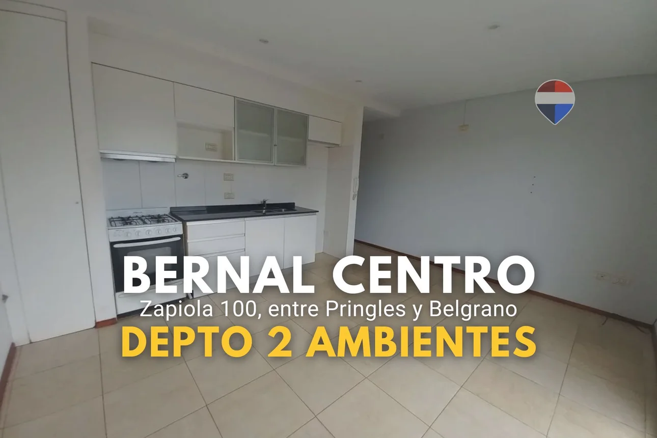 Departamento en venta en Bernal Oeste, Zapiola 100