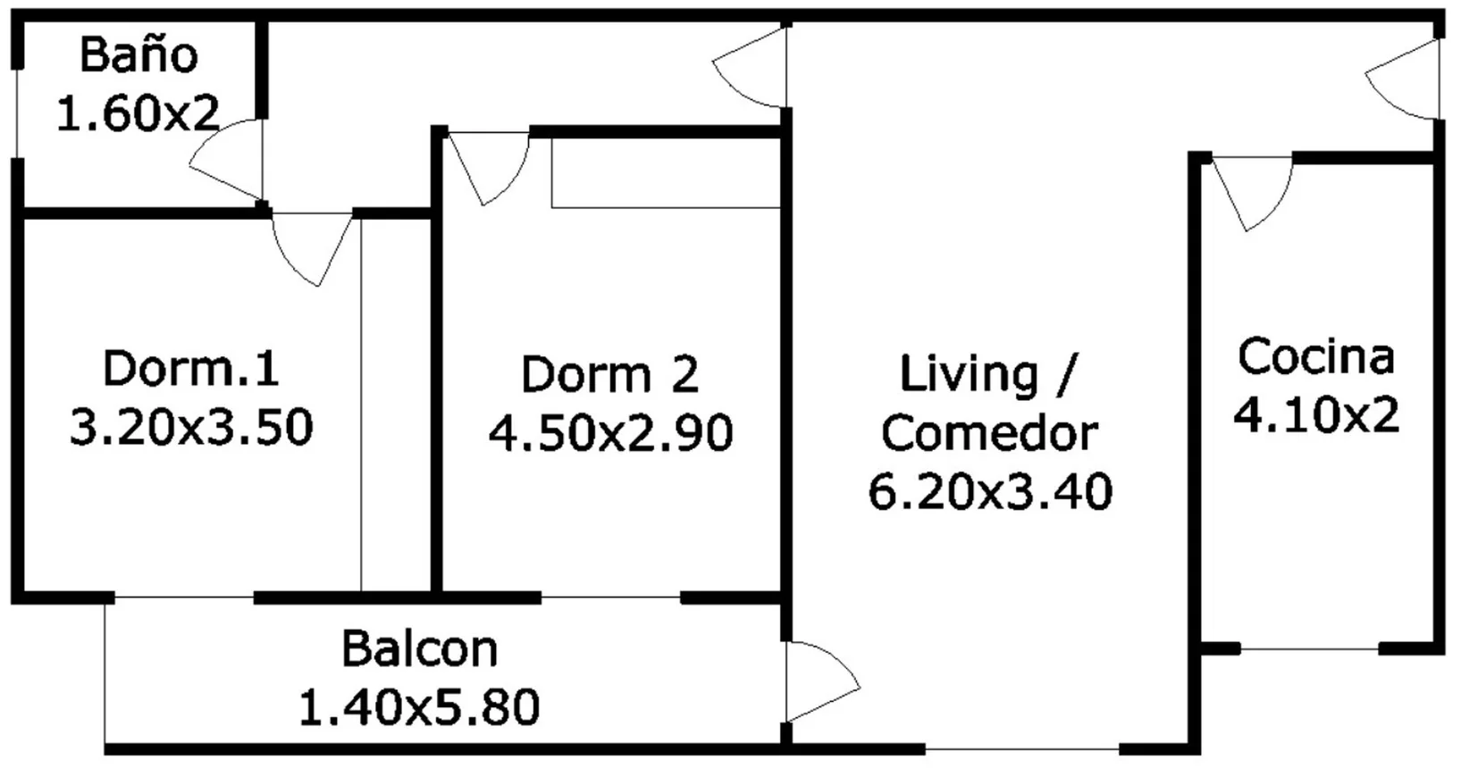 Departamento de 3 ambientes en venta en Floresta, Gualeguaychú 1800, foto 2