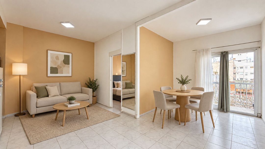 VENTA DEPTO 2 AMB C/ BALCON VISTA AL MAR GUEMES