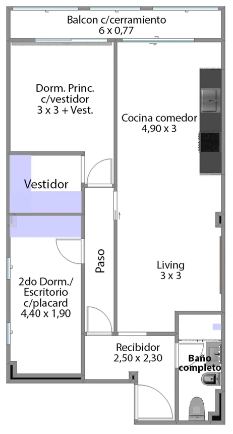 Departamento en venta en Retiro, foto 2