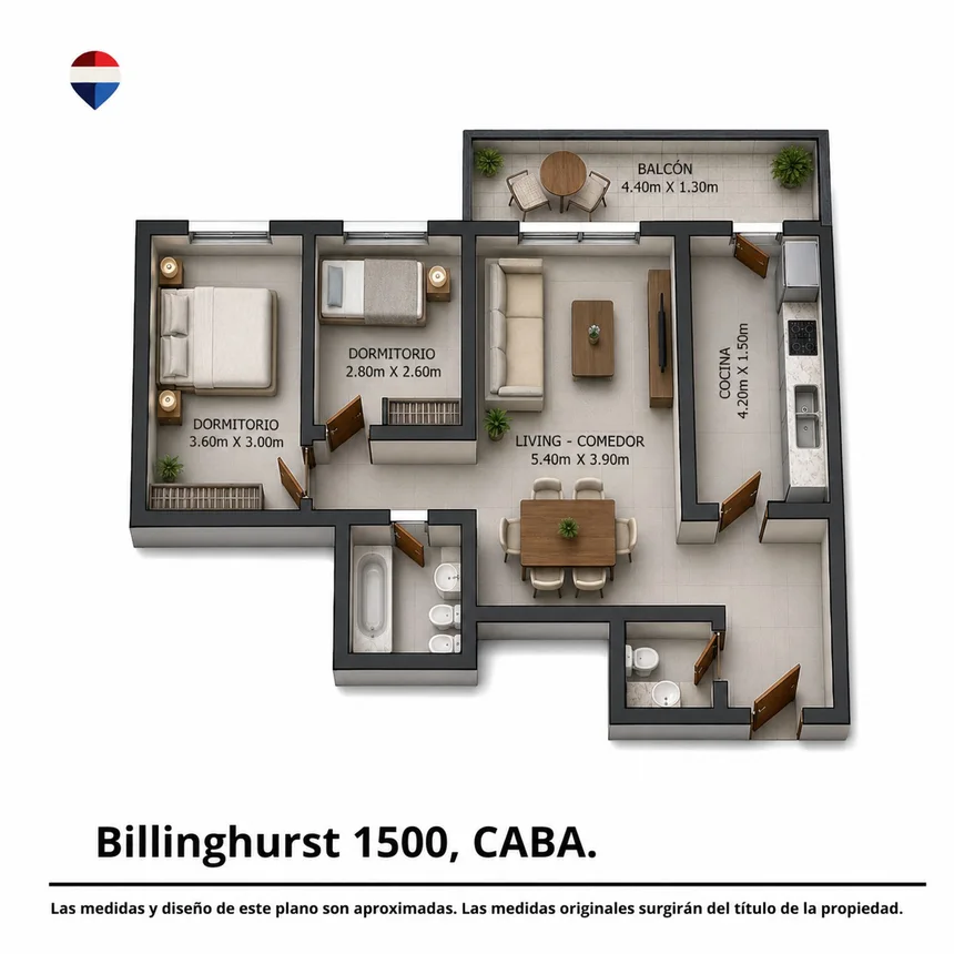 Departamento en venta en Recoleta, foto 2