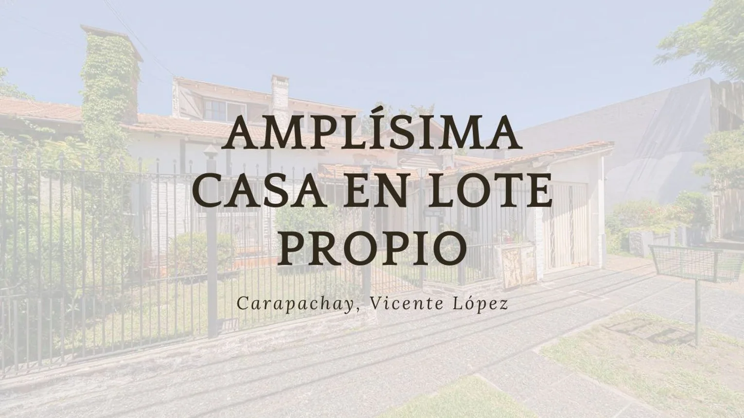 Casa en venta en Carapachay
