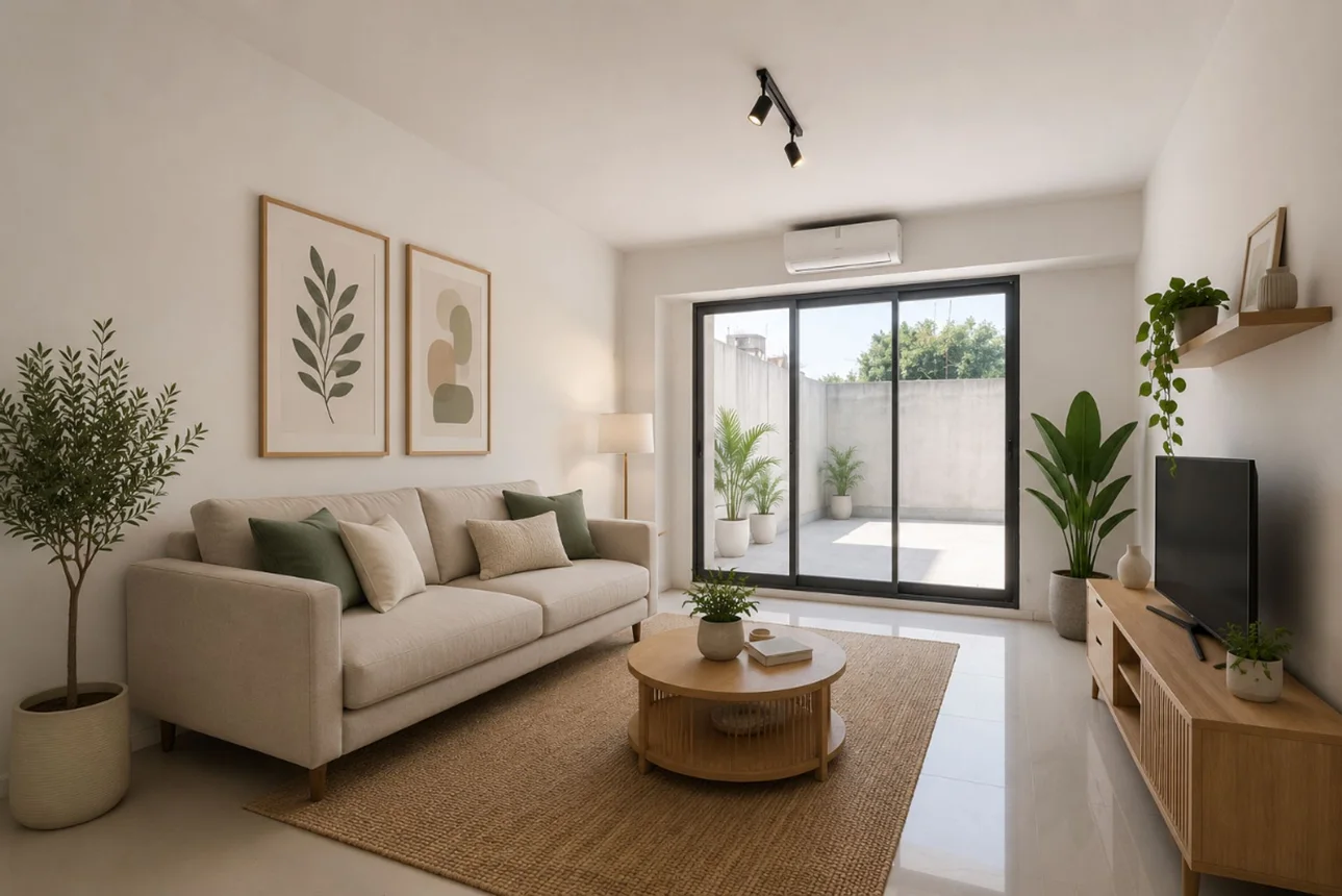 Monoambiente con cochera y patio villa urquiza, foto 1