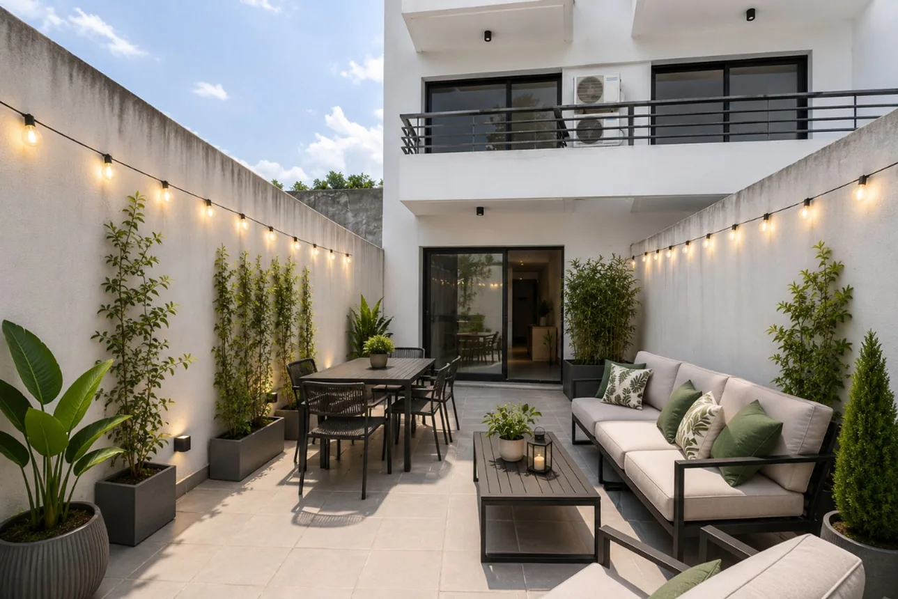 Monoambiente con cochera y patio villa urquiza, foto 4